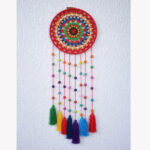 Large dreamcatcher, dream catcher wall hanging, crochet dreamcatcher, boho dream catcher, teen room decor