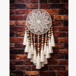 Macrame Dreamcatcher Wall Hanging: Handmade Boho Home Decor