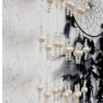 Pearl Beaded Curtain, Elegant Pearl Hanging - Image 4