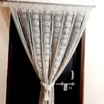 Macrame Curtain, Large Boho Window Valance - Image 4