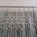 Macrame Curtain , Boho Window Valance , Wedding Backdrop - Image 3