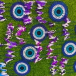 Dream Catcher Large Blue Dreamcatcher Featehrs Wall Hanging Home Decor Wall Decor Boho decor Wedding Decor Bohemian birthday gift - Image 4