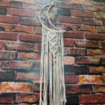 Moon Handmade Cotton Dori Dream Catcher Wall Hanging for Home and Room Decoration - Image 3