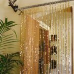 Beaded curtains, Golden Glass Beads Curtain - Image 5