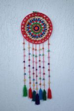 Large dreamcatcher, dream catcher wall hanging, crochet dreamcatcher, boho dream catcher, teen room decor
