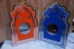 Handmade Rajasthani Jharokha Wall Art: Indian Home Decor Set - Image 3