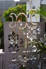 Sun Moon Glass Suncatcher: Rainbow Maker Home Decor - Image 6