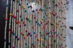 Handcrafted Wooden Beaded Curtain – Colorful Door Hanging - Image 4